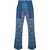 NEEDLES Knit Trousers BLUE