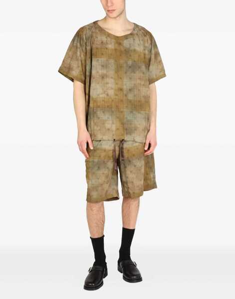 Tricouri NEEDLES Boxy Fit T-Shirt BROWN Barbati (BM 15742847) 2