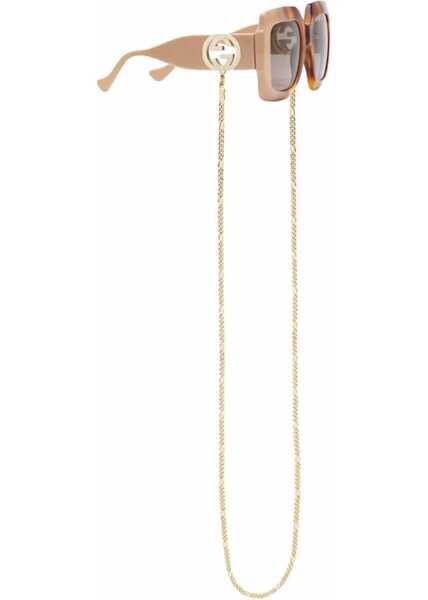 Ochelari de soare Gucci Occhiale Da Sole Rectangular BEIGE Femei (BM 15742871) 4