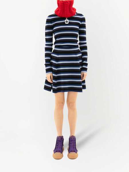 Fuste casual JW Anderson Gonna Con Motivo A Righe BLUE Femei (BM 15742985) 2