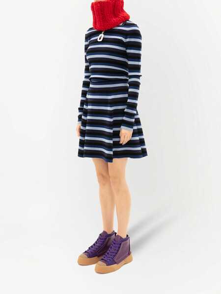 Fuste casual JW Anderson Gonna Con Motivo A Righe BLUE Femei (BM 15742985) 3
