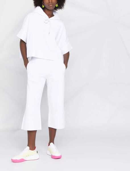 Pantaloni casual Stella McCartney Pantalone Con Ricamo Logo WHITE Femei (BM 15743012) 2