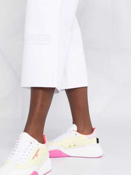 Pantaloni casual Stella McCartney Pantalone Con Ricamo Logo WHITE Femei (BM 15743012) 3