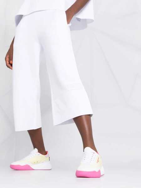 Pantaloni casual Stella McCartney Pantalone Con Ricamo Logo WHITE Femei (BM 15743012) 5
