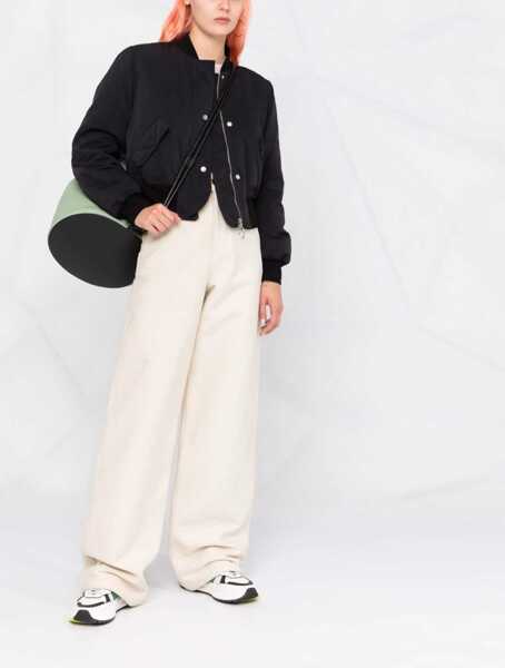 Jachete Off-White Bomber Con Stampa Logo BLACK Femei (BM 15743024) 2