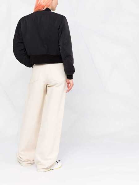 Jachete Off-White Bomber Con Stampa Logo BLACK Femei (BM 15743024) 4