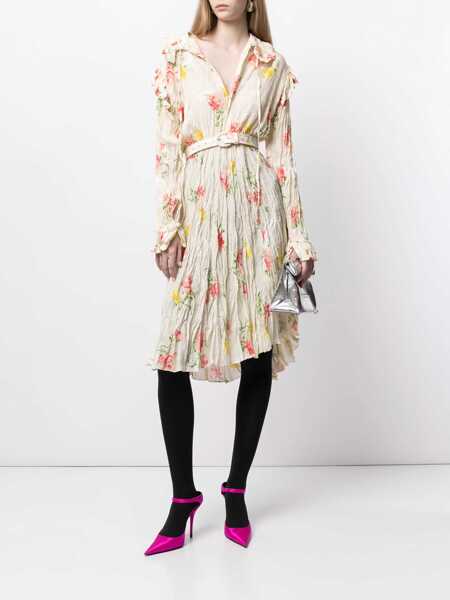 Rochii casual Balenciaga Abito Floral BLACK Femei (BM 15743063) 2