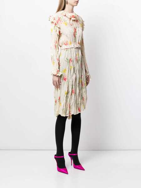 Rochii casual Balenciaga Abito Floral BLACK Femei (BM 15743063) 3