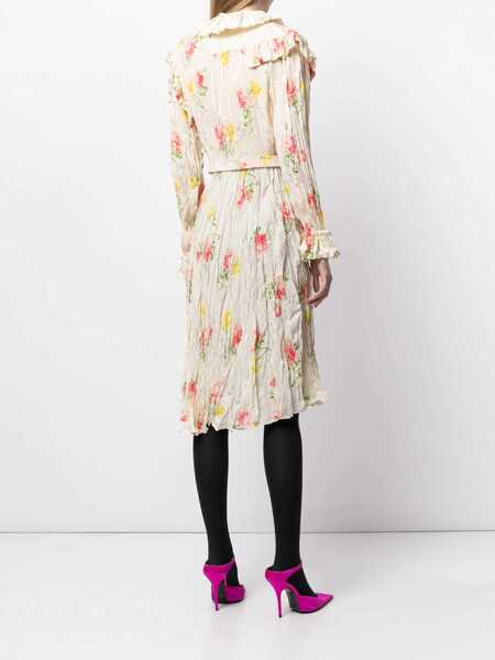 Rochii casual Balenciaga Abito Floral BLACK Femei (BM 15743063) 4