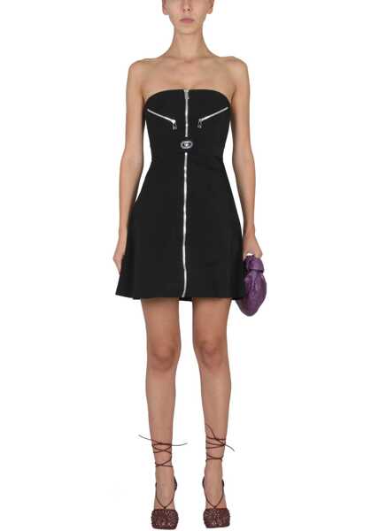 Rochii casual Bottega Veneta Abito Bustier BLACK Femei (BM 15743072) 2