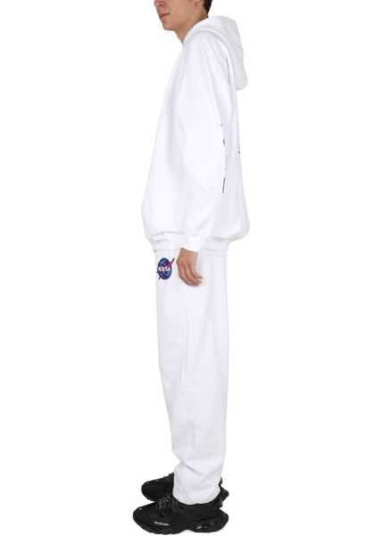 Salopete Balenciaga Pantalone Jogger Con Patch WHITE Femei (BM 15743087) 2