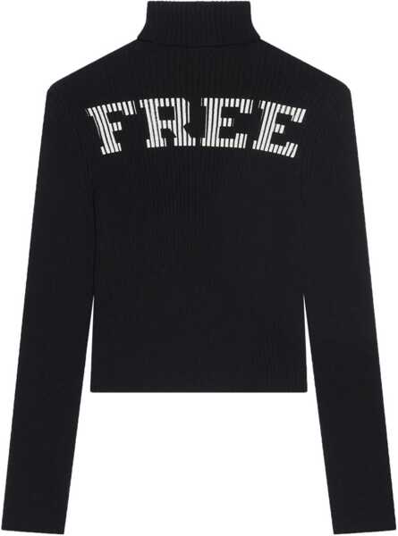 Pulovere casual Balenciaga Maglia A Collo Alto BLACK Femei (BM 15743120) 2