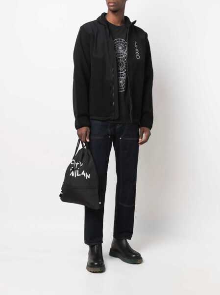 Sacouri office Marcelo Burlon Giacca Track Cross Block BLACK Barbati (BM 15743135) 2