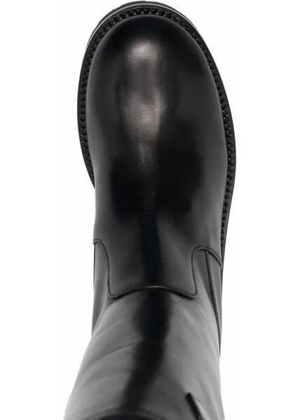 Cizme scurte Versace Stivale Safety Pin BLACK Femei (BM 15743141) 4