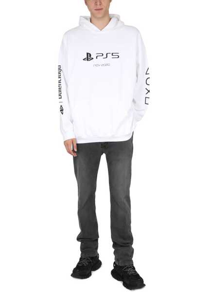 Blugi drepti Balenciaga Jeans Con Patch Logo BLACK Barbati (BM 15743144) 2