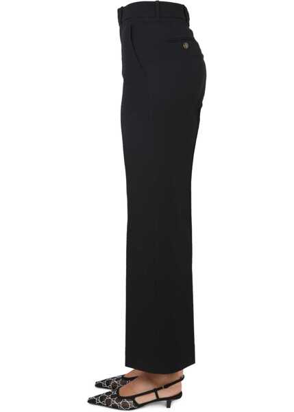Pantaloni casual Gucci Pantalone Cady Crepe BLACK Femei (BM 15743156) 3