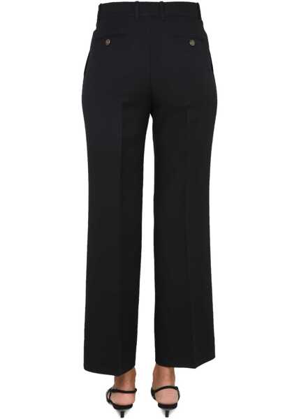 Pantaloni casual Gucci Pantalone Cady Crepe BLACK Femei (BM 15743156) 4