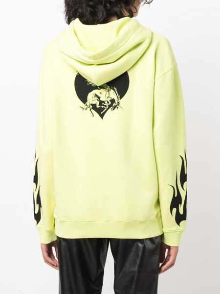 Bluze de trening Givenchy Felpa Sacred Heart YELLOW Femei (BM 15743168) 4