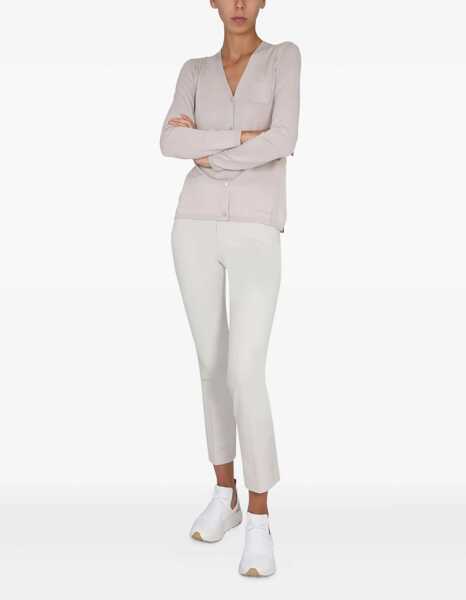 Pantaloni casual Max Mara Pantalone Slim Fit IVORY Femei (BM 15743216) 2
