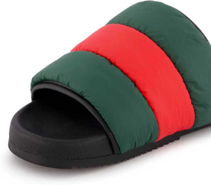 Sandale Gucci Slider Sandal With Web Ribbon BLACK Barbati (BM 15743252) 3