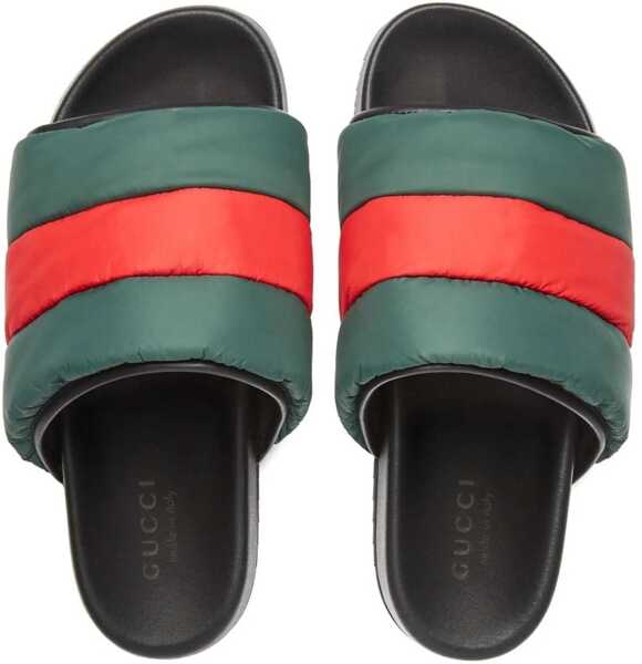 Sandale Gucci Slider Sandal With Web Ribbon BLACK Barbati (BM 15743252) 4