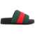 Gucci Slider Sandal With Web Ribbon BLACK