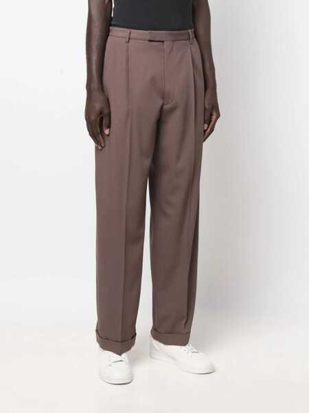 Pantaloni casual Gucci Pants With Gucci Label BROWN Barbati (BM 15743282) 3