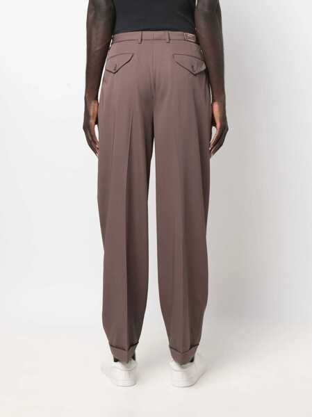 Pantaloni casual Gucci Pants With Gucci Label BROWN Barbati (BM 15743282) 4