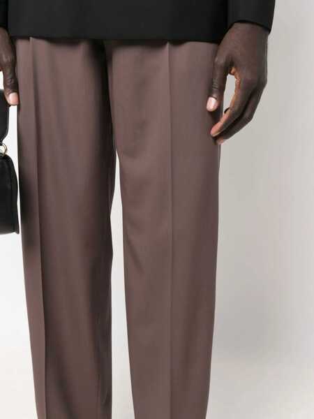 Pantaloni casual Gucci Pants With Gucci Label BROWN Barbati (BM 15743282) 5