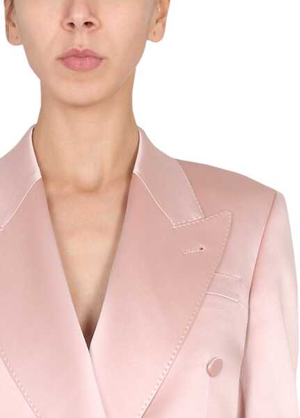 Sacouri office Gucci Silk Duchesse Jacket PINK Femei (BM 15743300) 3