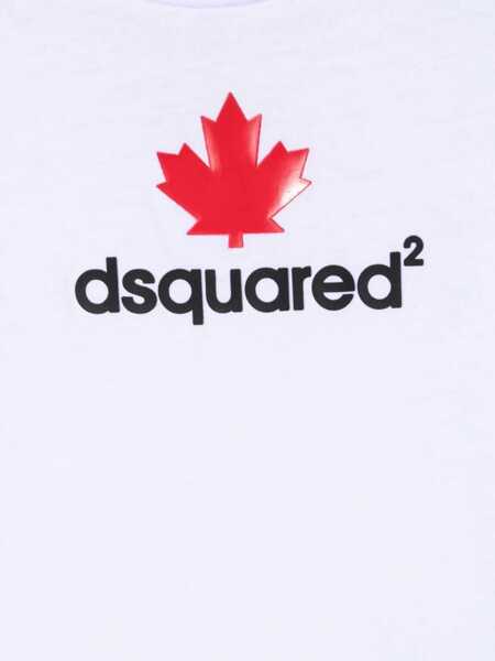 Tricouri DSQUARED2 Relax Maglietta WHITE Baieti (BM 15743315) 3