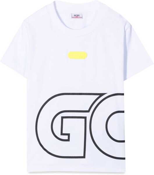 Tricouri GCDS Jersey T-Shirt Boy WHITE Baieti (BM 15743339) 2