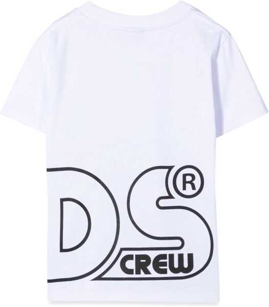 Tricouri GCDS Jersey T-Shirt Boy WHITE Baieti (BM 15743339) 4