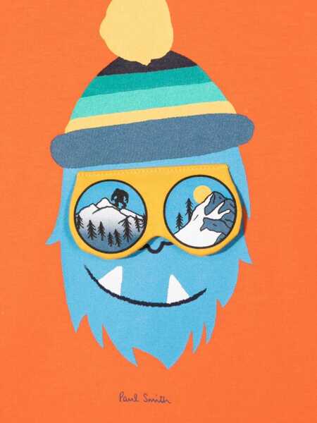 Tricouri Paul Smith Tee Shirt ORANGE Baieti (BM 15743375) 4