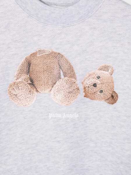 Hanorace Palm Angels Felpa Con Stampa Bear GREY Baieti (BM 15743384) 3