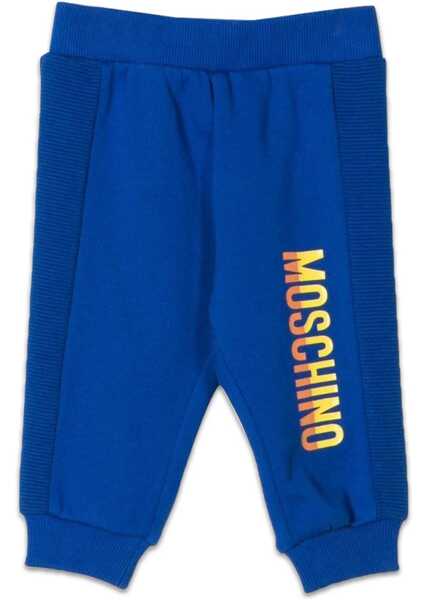 Pantaloni casual Moschino Pantalone Jogging Con Logo BLUE Baieti (BM 15743435) 3