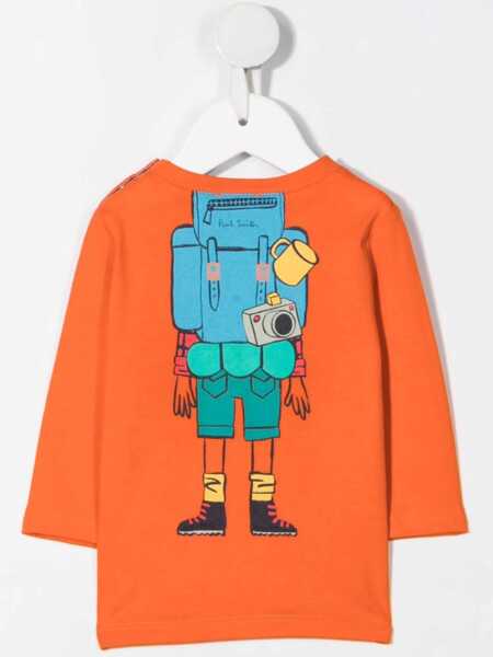 Tricouri Paul Smith Tee Shirt ORANGE Baieti (BM 15743447) 2