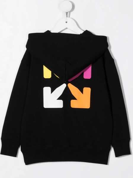 Hanorace Off-White Felpa Con Cappuccio BLACK Fete (BM 15743486) 2