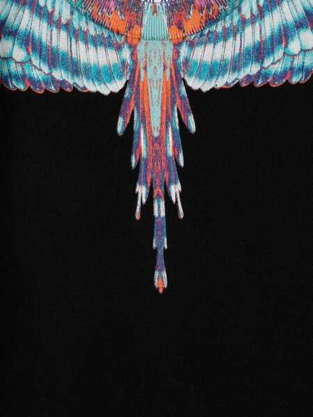Pulovere casual Marcelo Burlon Blue Birds Wings Crewneck BLACK Fete (BM 15743552) 3