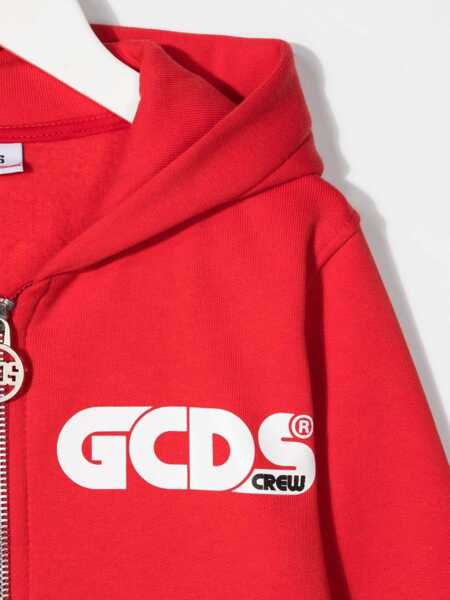 Bluze de trening GCDS Zip Hoodie Boy RED Baieti (BM 15743582) 3