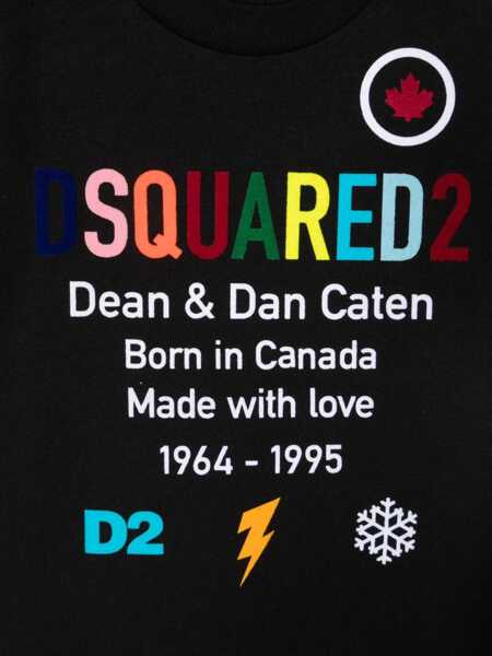 Tricouri DSQUARED2 Maglietta BLACK Baieti (BM 15743609) 3