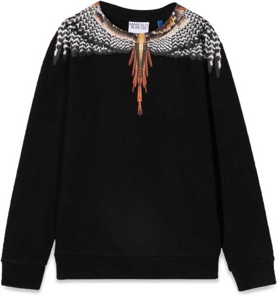 Tricouri Marcelo Burlon Black Grizzly Wings Crewneck BLACK Baieti (BM 15743642) 3