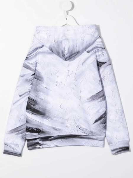 Hanorace Moschino Felpa In Cotone Con Cappuccio WHITE Fete (BM 15743666) 2