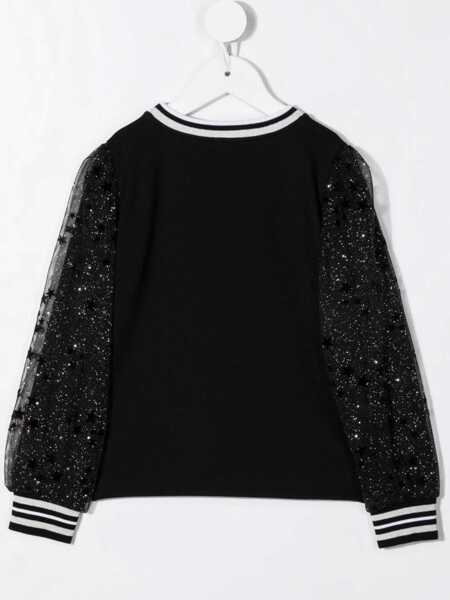 Pulovere casual SIMONETTA Maglia Con Maniche In Tulle BLACK Fete (BM 15743672) 2