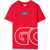 GCDS Jersey T-Shirt Boy RED