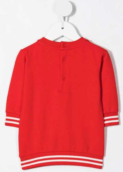 Rochii casual Moschino Abito In Cotone Con Teddy RED Fete (BM 15743702) 2