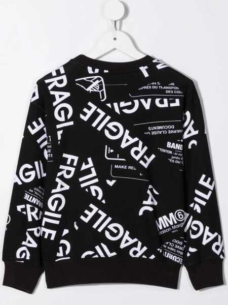 Hanorace MM6 Maison Margiela Felpa BLACK Fete (BM 15743708) 2