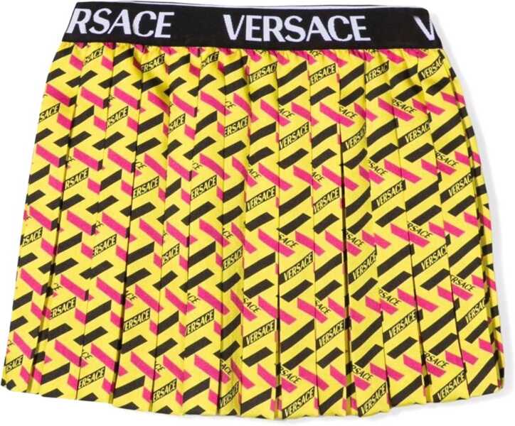 Fuste casual Versace Skirt Twill Monogram  Elastico Logo YELLOW Fete (BM 15743768) 2