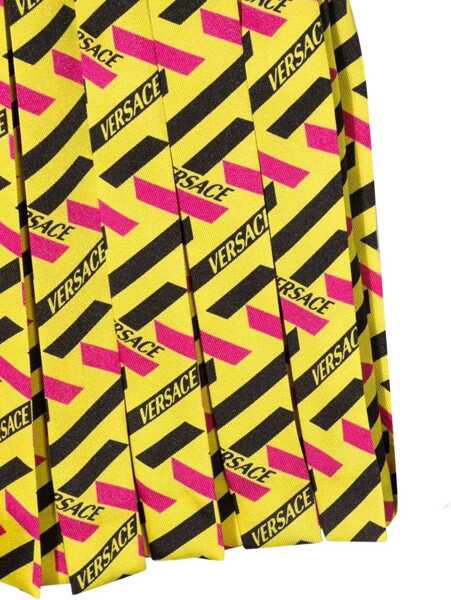 Fuste casual Versace Skirt Twill Monogram  Elastico Logo YELLOW Fete (BM 15743768) 4