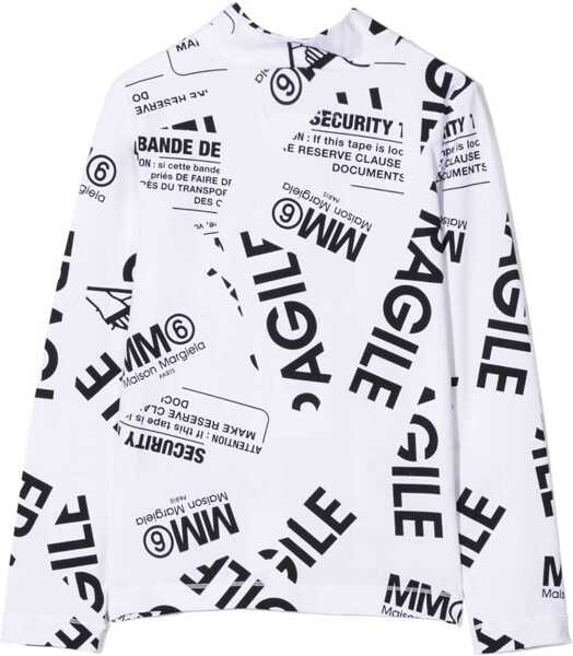 Tricouri MM6 Maison Margiela T-Shirts WHITE Baieti (BM 15743774) 4